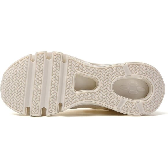 Women's Cream Athletic Tennis Walking Shoes Fashion Sport Running Sneakers - Picture 4 of 7